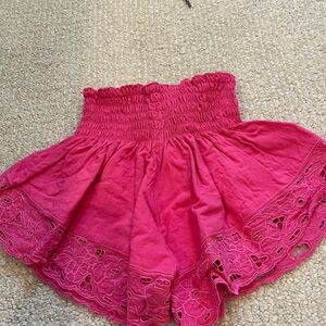 Lani lau pink skort size small SUPER stretchy waist band